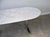 Metal Carrara Marble Dining Table With Stainless Steel Base by Nicos Zographos For Sale - Image 7 of 12