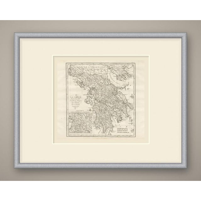 An original copper engraved map, uncoloured, of mainland Greece from the Illyris and Macedonia down to the Peloponnese,...