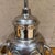 Chrome Decorative Pair Hammered Metal Table Lamps Polished Chrome Finish For Sale - Image 8 of 18