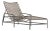 Brown Jordan Kantan Aluminum Suncloth Chaise Lounge, Mica frame with Mica fabric For Sale