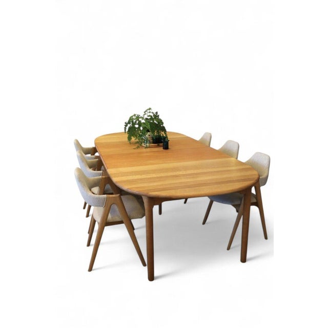 Dining Table in Oak with Extension Leaves by Kurt Østervig for Kp Møbler, 1960s For Sale - Image 8 of 18