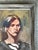 Vintage Original Oil Portrait on Canvas For Sale - Image 4 of 12