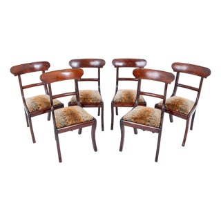 Antique Regency Dining Chairs, 1810, Set of 6 For Sale