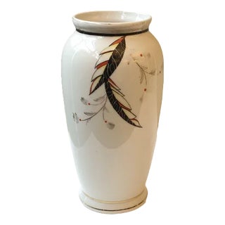 Vintage Porcelain Vase, 1946 For Sale