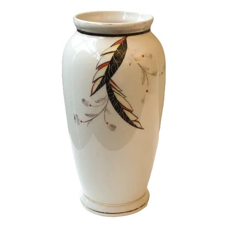 Vintage Porcelain Vase, 1946 For Sale