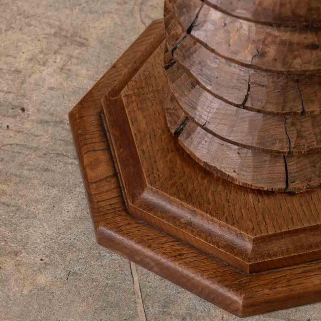 1940s French Twisted Wood Gueridon Table For Sale - Image 9 of 11