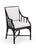 Wildwood Ella Rattan Armchair - Black For Sale In Raleigh - Image 6 of 6