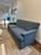 2020s Taylor King Patterson Sofa in Blue Performance Fabric Velvet For Sale - Image 5 of 6