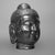 Ceramic Tibetan Gilt Silver Ceramic Buddha Head Sculpture 20th C For Sale - Image 7 of 10