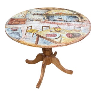 Italian Volcanic Stone Table For Sale