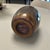 Contemporary Blue and Tan Stoneware Studio Pottery Vase For Sale - Image 3 of 4
