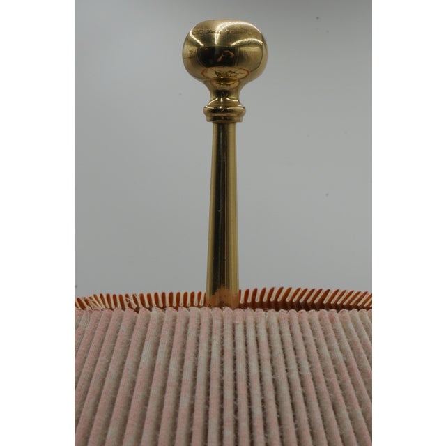 Speer 1980s Speer Pair of Brass & Blown Glass Tower Lamps For Sale - Image 4 of 13