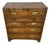 Regency Style Walnut Campaign Chest of Drawers With Brass Accents For Sale