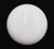 Metal Pair of Vintage Round Milk Glass Door Knobs For Sale - Image 7 of 7