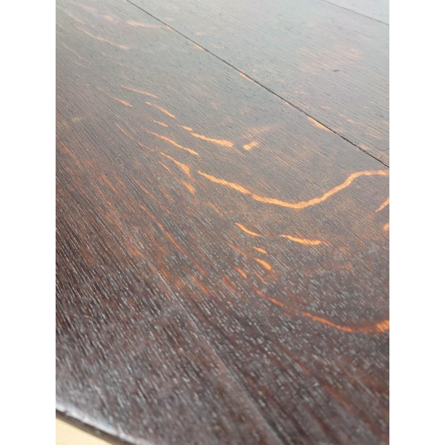 Wood Antique French Vigneron Wine Tasting Table in Oak, 1850 For Sale - Image 7 of 18