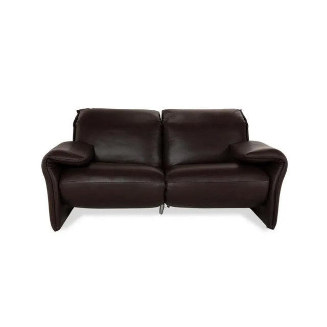 Model 582 ELT 2-Seater Sofa in Brown Leather from WK Wohnen For Sale - Image 16 of 17