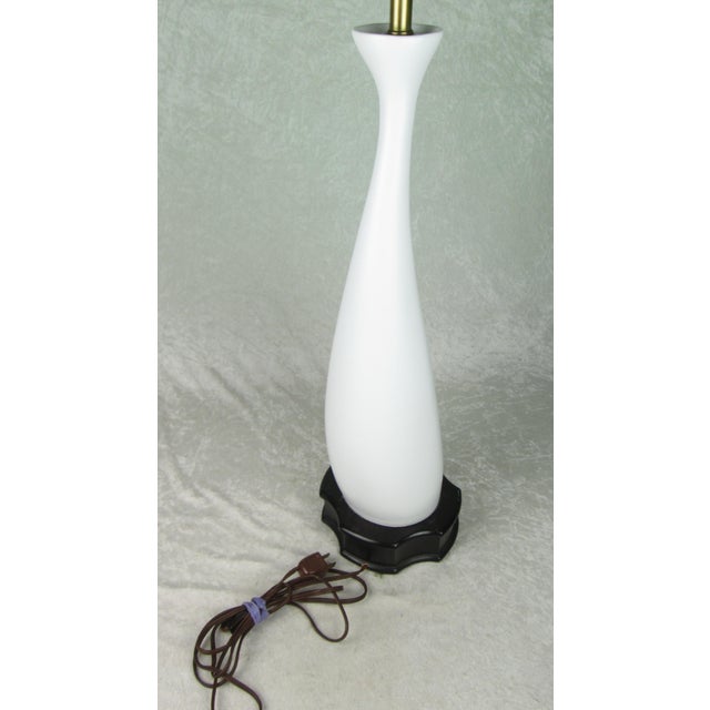 Mid 20th Century Antonia Campi Pottery Lamp s.c.i. Laveno Italy Portalampada Mid Century Modern For Sale - Image 13 of 15