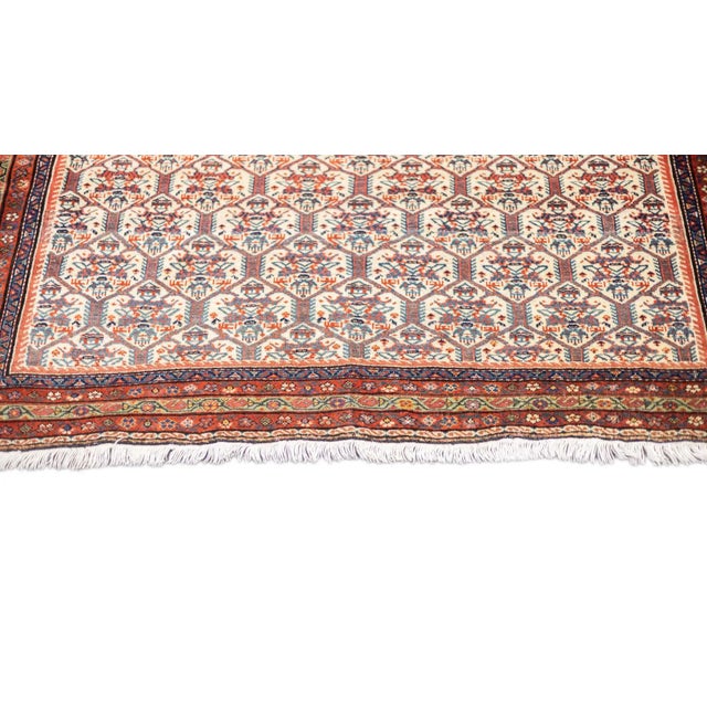 Antique Persian Farahan Rug 4'4'' x 6'6''.