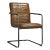 Matthew Izzo Home Bauhaus Leather Armchair For Sale