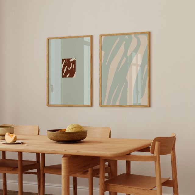 Contemporary Contemporary Abstract Giclee Prints - Set of Two For Sale - Image 3 of 4