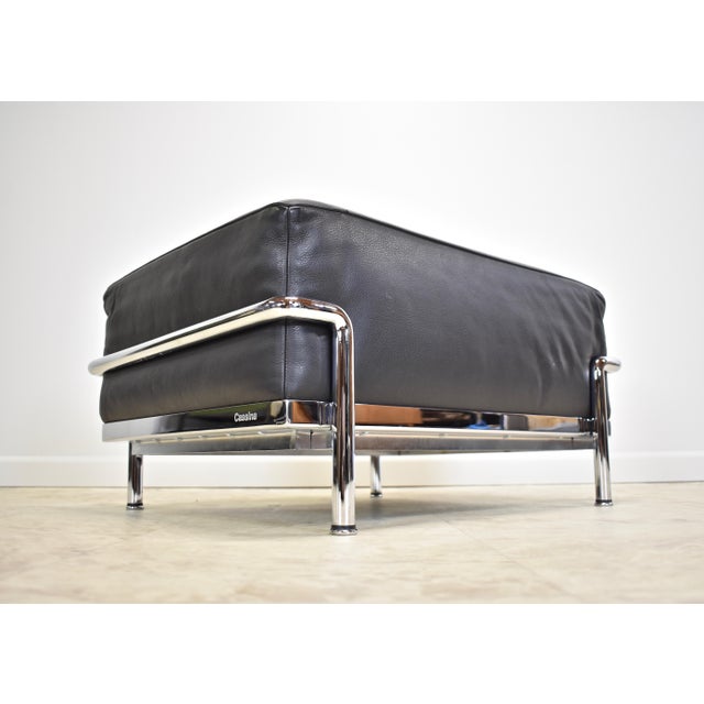 2010s Contemporary Cassina Le Corbusier Lc2 Ottomans by Jeanneret Perriand For Sale - Image 5 of 12