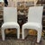 Postmodern Post Modern Linen Covered Roll Back Chairs 8 Pieces Available For Sale - Image 3 of 9