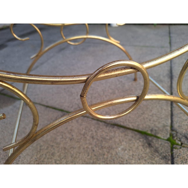 Hollywood Regency Mid-Century Vintage Vanity Bench/Chair 1950's 1960's For Sale In San Francisco - Image 6 of 10