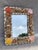 Boho Chic Small Vintage Seashell Wall Mirror For Sale - Image 3 of 10