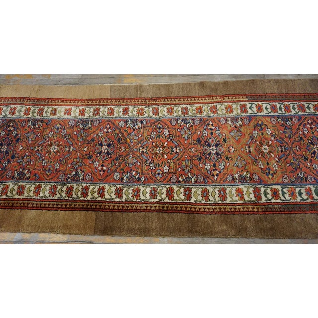 19th Century 19th Century Persian Serab Runner Carpet ( 3'2" x 15'6" - 97 x 472 ) For Sale - Image 5 of 10