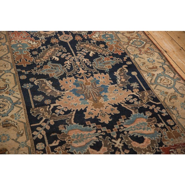 Antique Fine Malayer Rug Runner - 4'3" x 9'10" For Sale - Image 9 of 14