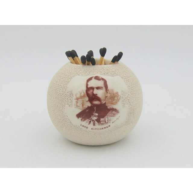 Antique English Moorcroft Match Striker Commemorating Lord Kitchener For Sale - Image 10 of 10