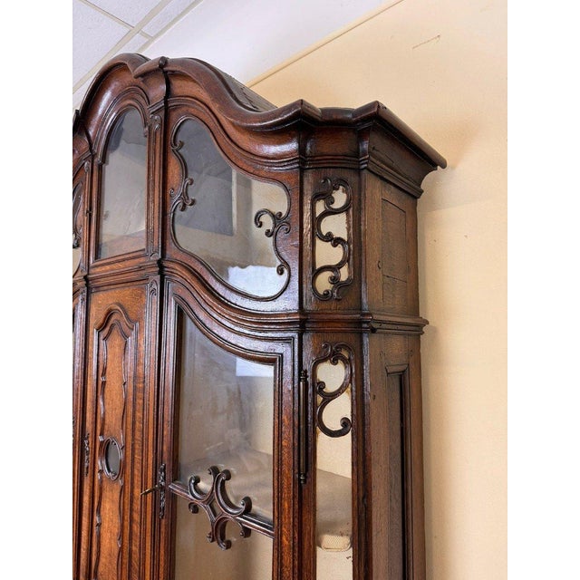 Antique Monumental Bookcase in Oak, 1600s For Sale - Image 5 of 11