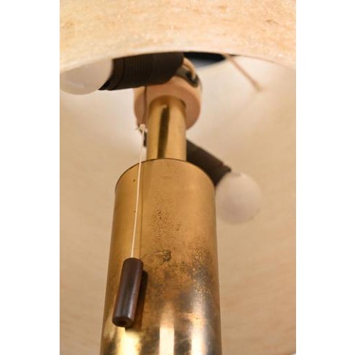 Table Lamp with Teak and Brass For Sale - Image 9 of 12