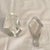Glass Antique Art Deco Clear Czech Glass Perfume Bottle With Stopper For Sale - Image 7 of 11