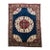 Vintage Turkish Rug | Floral Medallion | 4'1"x5'5" For Sale