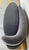 Baker Furniture Company Thomas Pheasant for Baker Modern Dark Gray Mohair Nami Chaise Lounge For Sale - Image 4 of 5