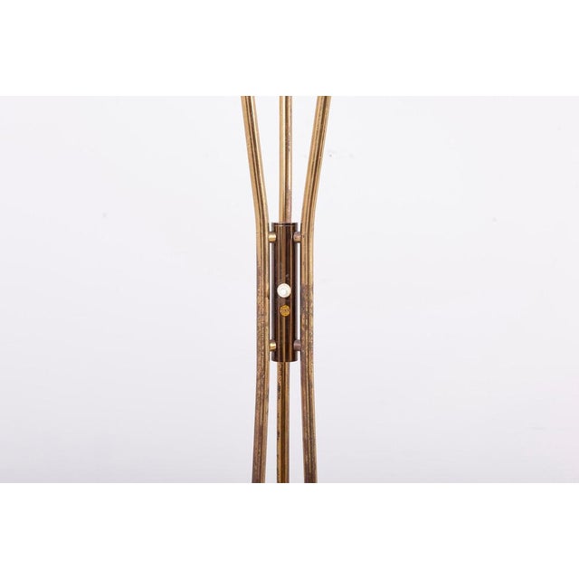 Brass and Marble Floor Lamp from Stilnovo, Italy, 1950s For Sale - Image 3 of 18