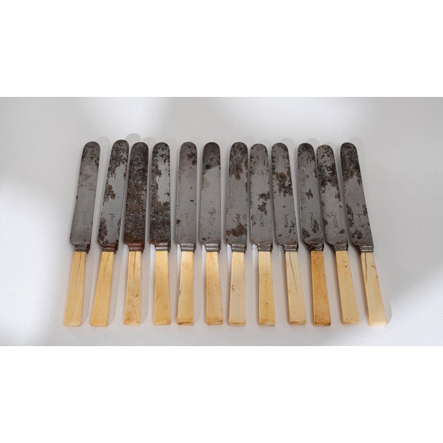 19th Century 19th Century United Kingdom Ivory Metal Serving Utensil For Sale - Image 5 of 18