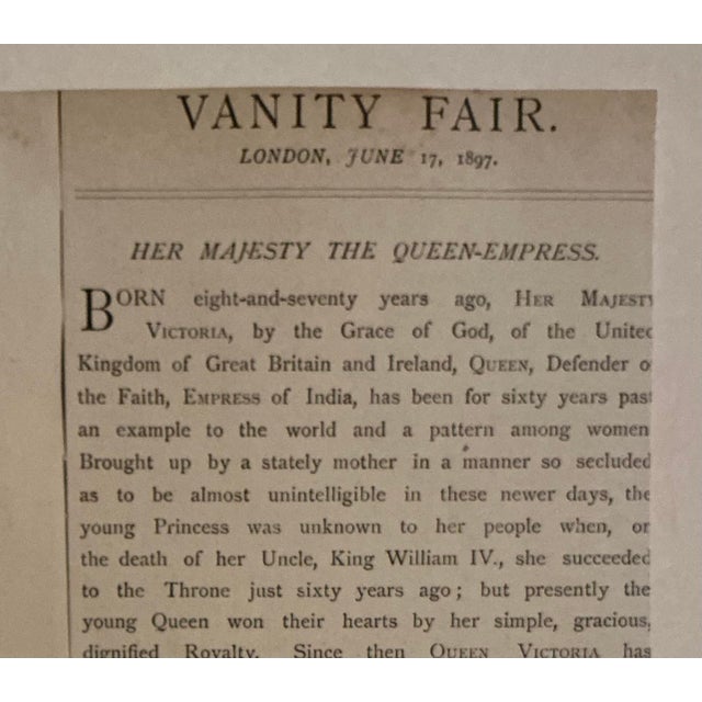Antiquarian Print - Queen Victoria - 1897 For Sale - Image 6 of 7