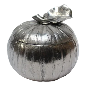 Vintage Italian Silver-Plated "Pumpkin" Ice Bucket by Mauro Manetti