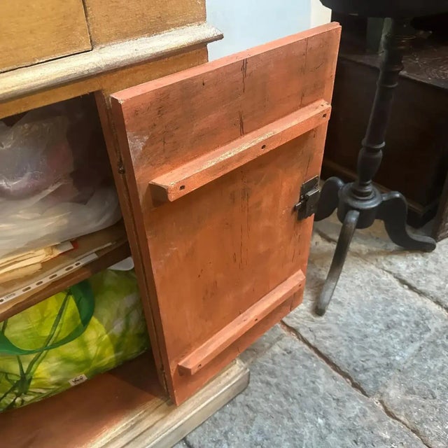 Late 19th Century Louis Philippe Orange Lacquered Wood Italian Secretaire For Sale - Image 10 of 12