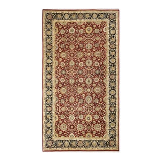 Mogul Collection Hand-Knotted Runner - Red 6' 3" x 11' 6" For Sale