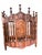 This exceptional, authentic French Provençal panetière is crafted from rich, solid walnut and exemplifies the rustic...