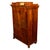 Early 19th Century Antique Austrian Flame Mahogany Inlaid Rosewood Biedermeier Secretary Chest 1820 For Sale - Image 5 of 17