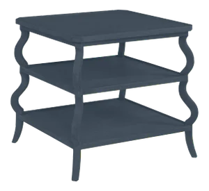 Abbott Tiered Side Table, Hale Navy
