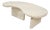 Sculptural Organic Shape Travertine Coffee Table by My Habitat Design For Sale