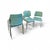 Mid-Century Modern Stackable Matrix Krueger Chairs by Thomas Tolleson, 1970s, Set of 10 For Sale - Image 3 of 13