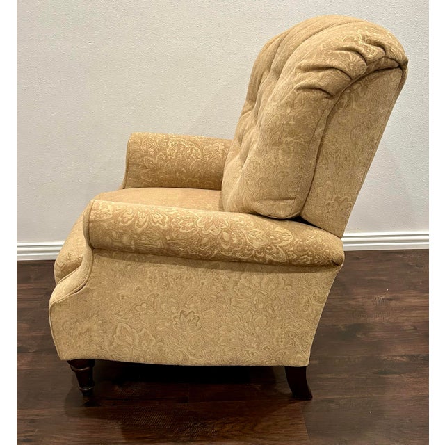 Textile Beatrice High Leg Upholstered Recliner by Lane Furniture For Sale - Image 7 of 9