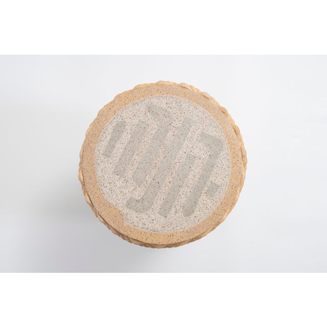 Metric Stool in Beige by Philipp Aduatz Design For Sale - Image 4 of 15