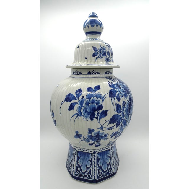 Ceramic Vintage Ceramic Delftware Jar, 1950 For Sale - Image 7 of 18